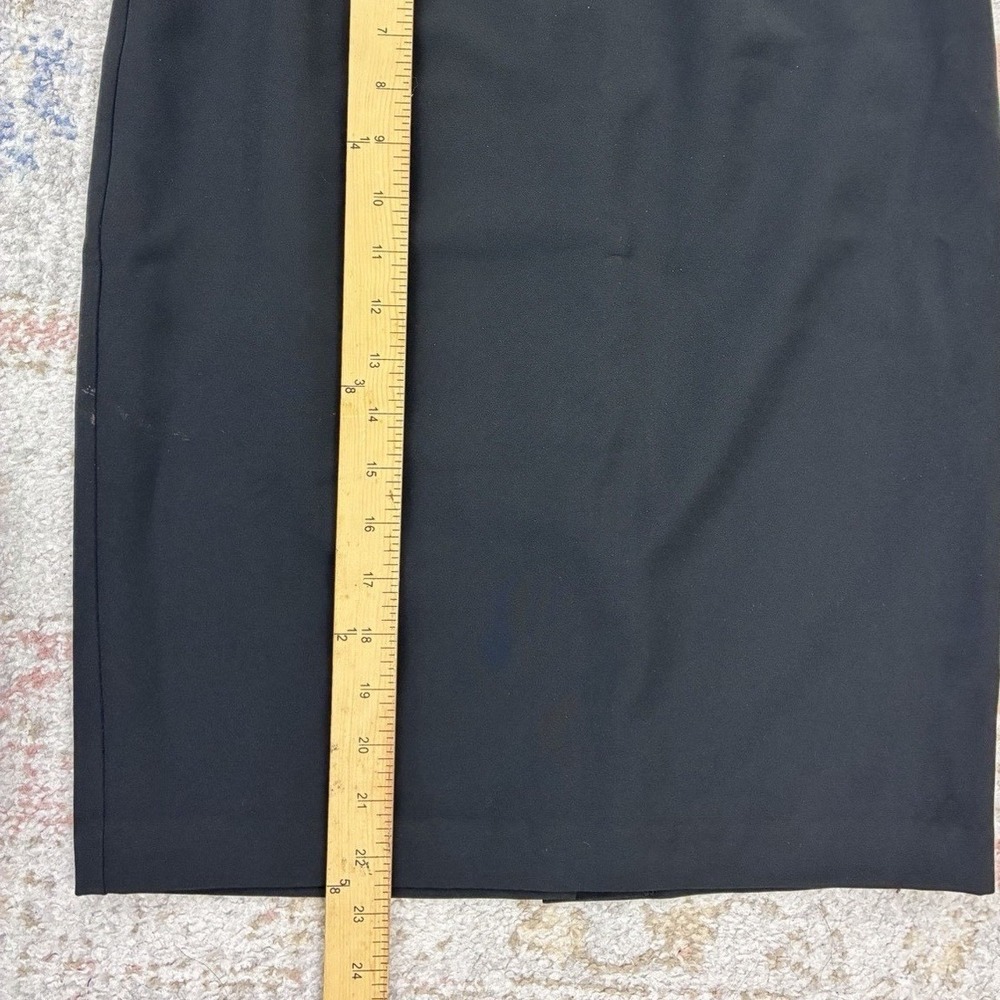 Harper Rose Black Pearl Embellished Mock Neck Pencil Sheath Dress Size 4P NWT - Picture 8 of 10